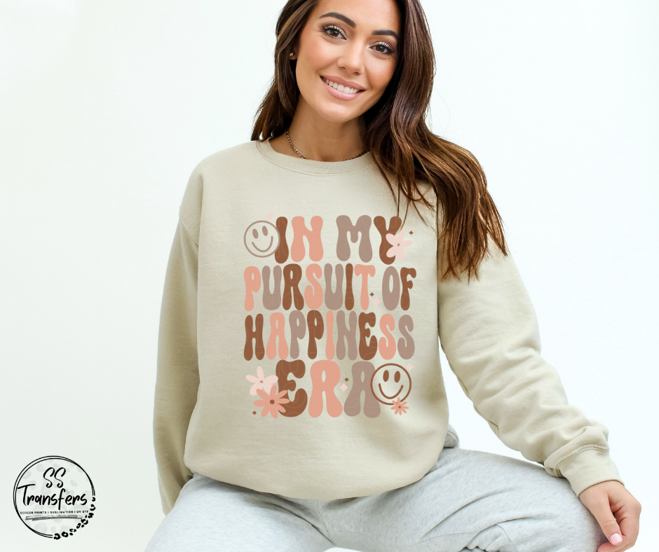 In My Pursuit of Happiness Era DTF Transfer