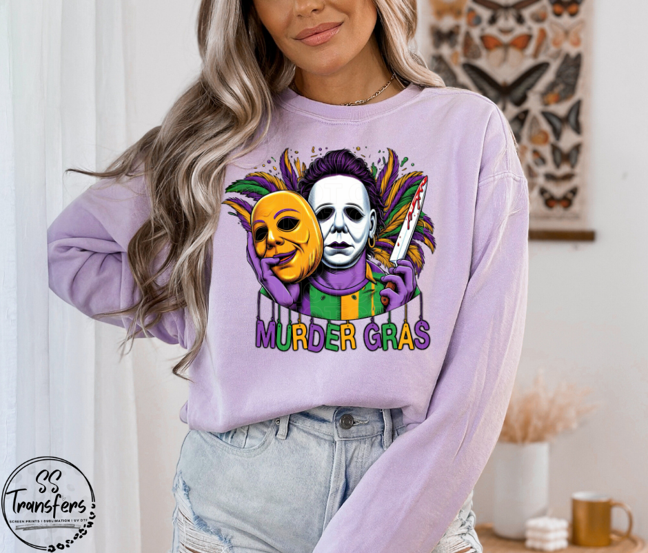 Murder Gras DTF Transfer