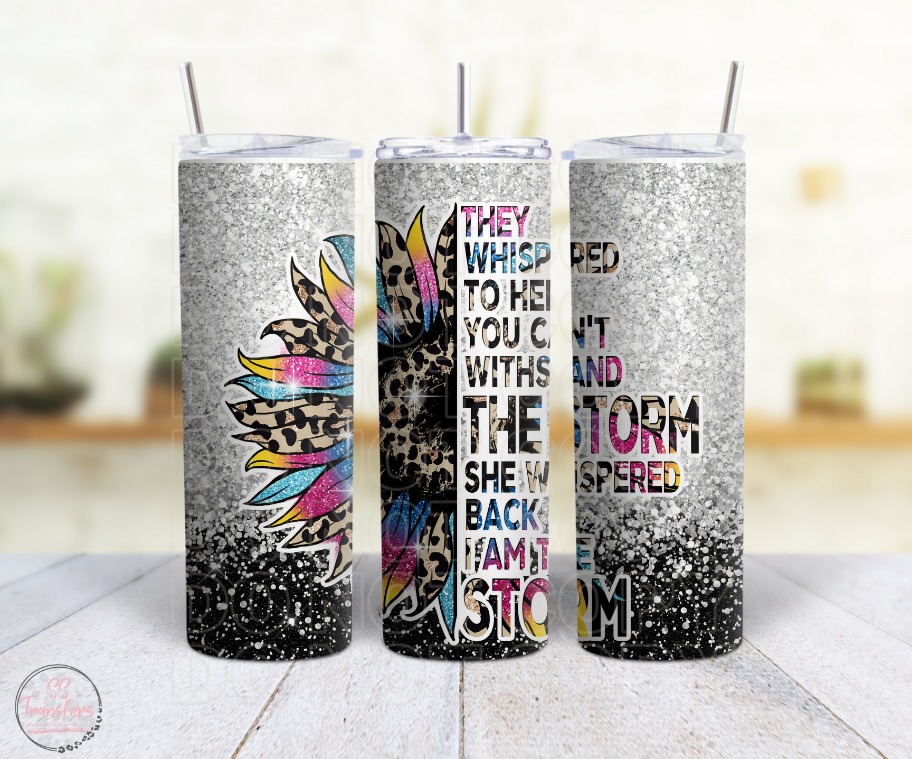 I Am The Storm Sub Tumbler Transfer