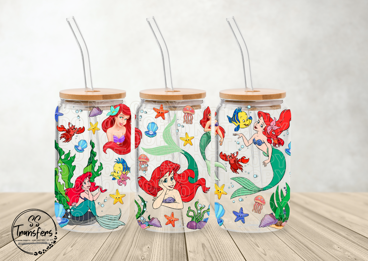 Mermaid and Friends Libbey UV Wrap