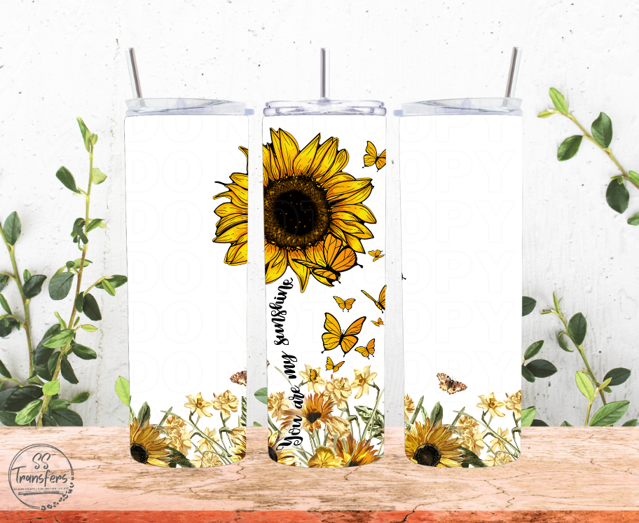 You Are My Sunshine Sub Tumbler Transfer