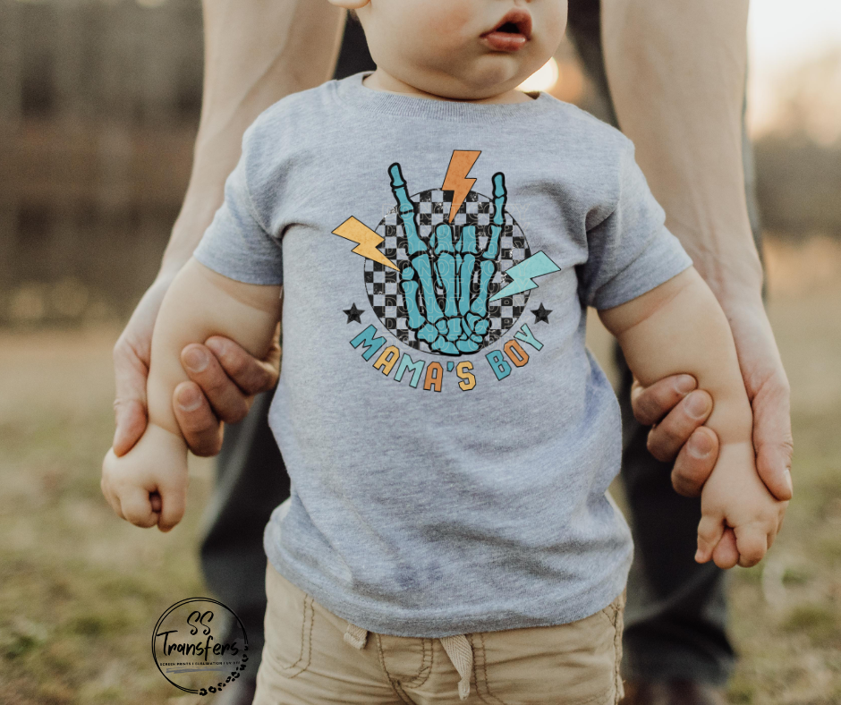 Rocker Mama's Boy DTF Transfer