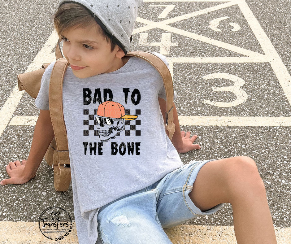 Bad to the Bone DTF Transfer