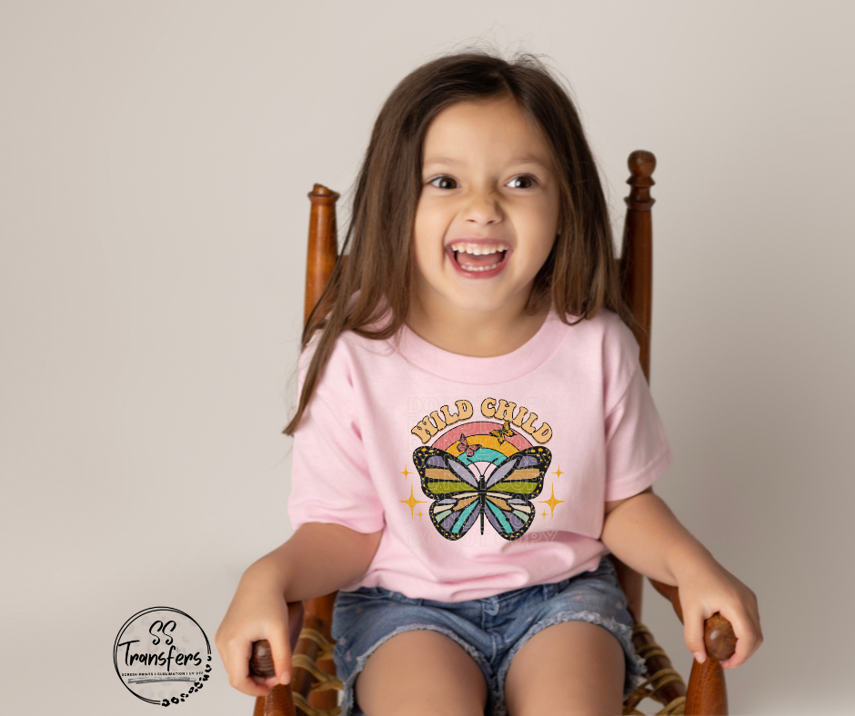 Wild Child Butterfly DTF Transfer