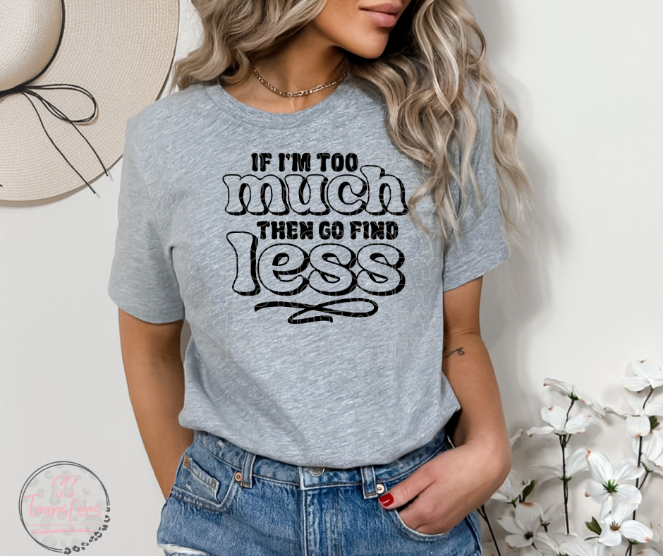 Go Find Less Sublimation Transfer