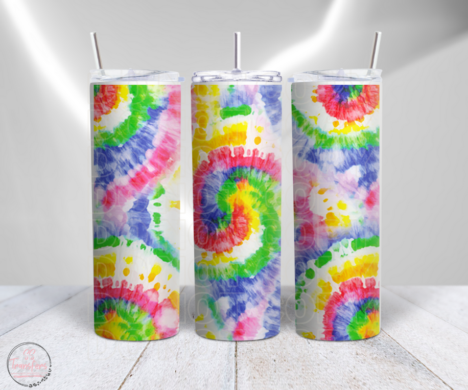 Tie Dye Sub Tumbler Transfer