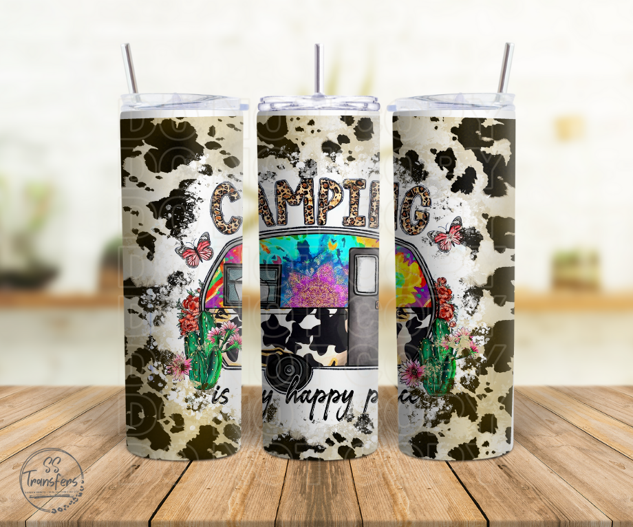 Camping is my Happy Place Sub Tumbler Transfer