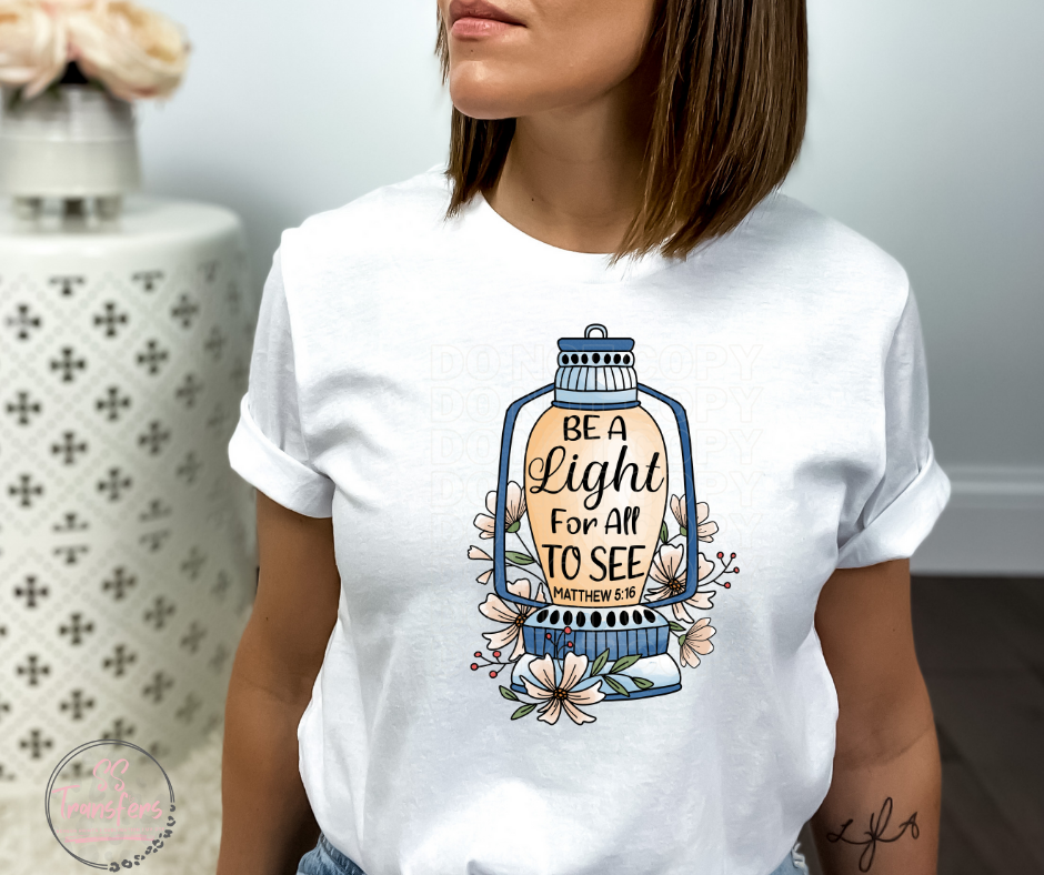 Be A Light Sublimation Transfer