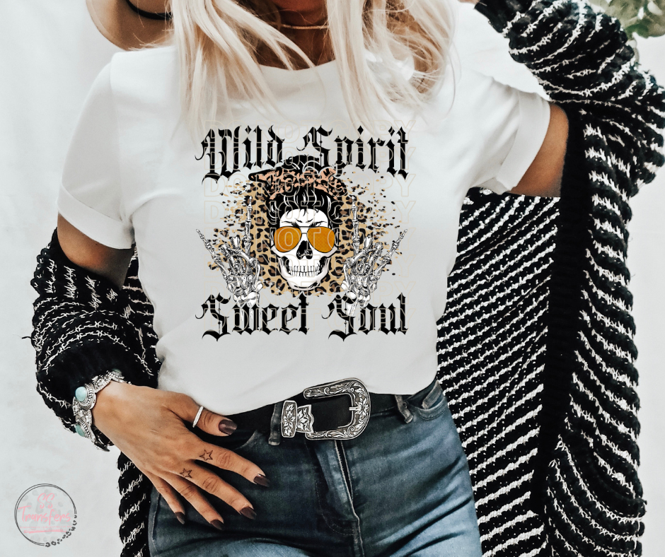 Wild Spirit Sweet Soul Sublimation Transfer