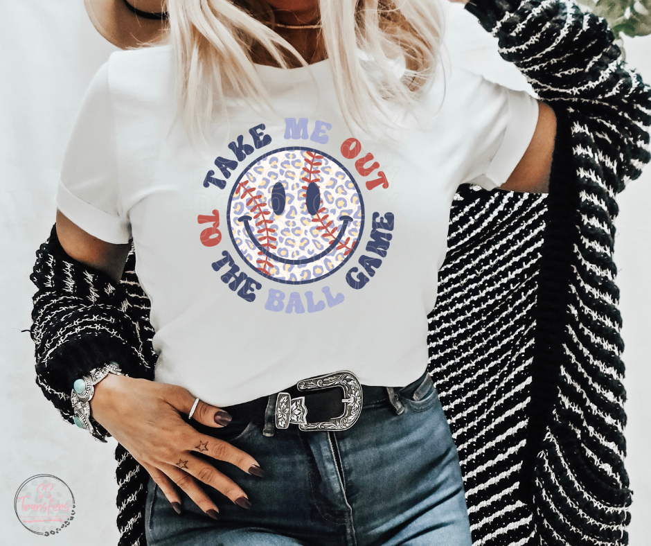 Take Me Out To The Ball Game Sublimation Transfer