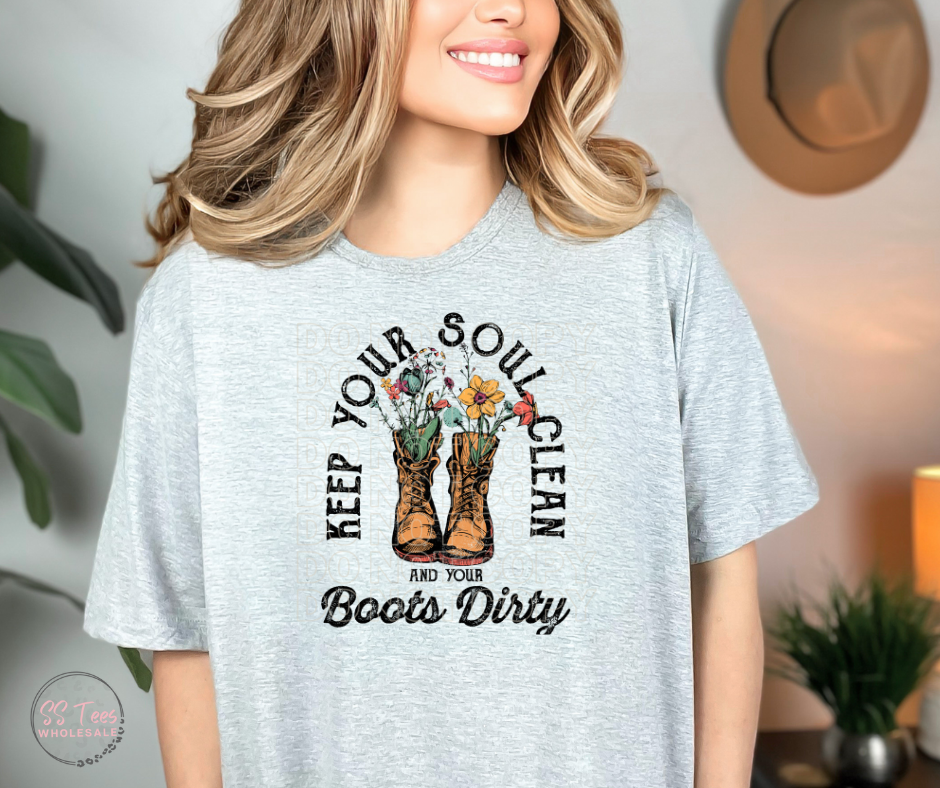 Keep Your Soul Clean Sublimation Transfer