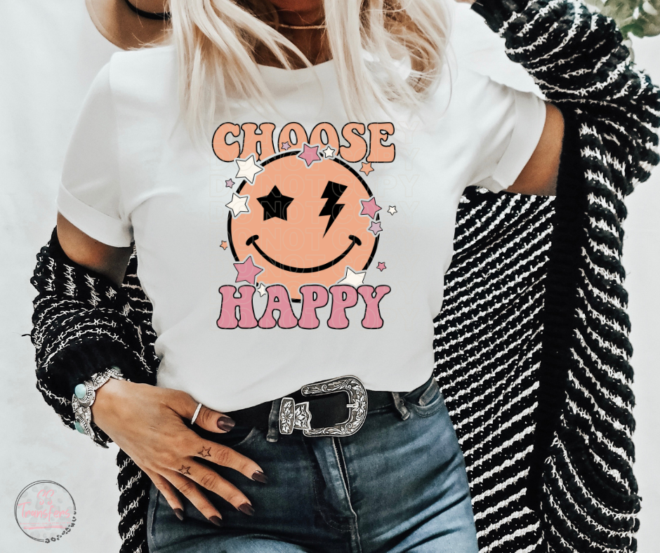 Choose Happy Sublimation Transfer