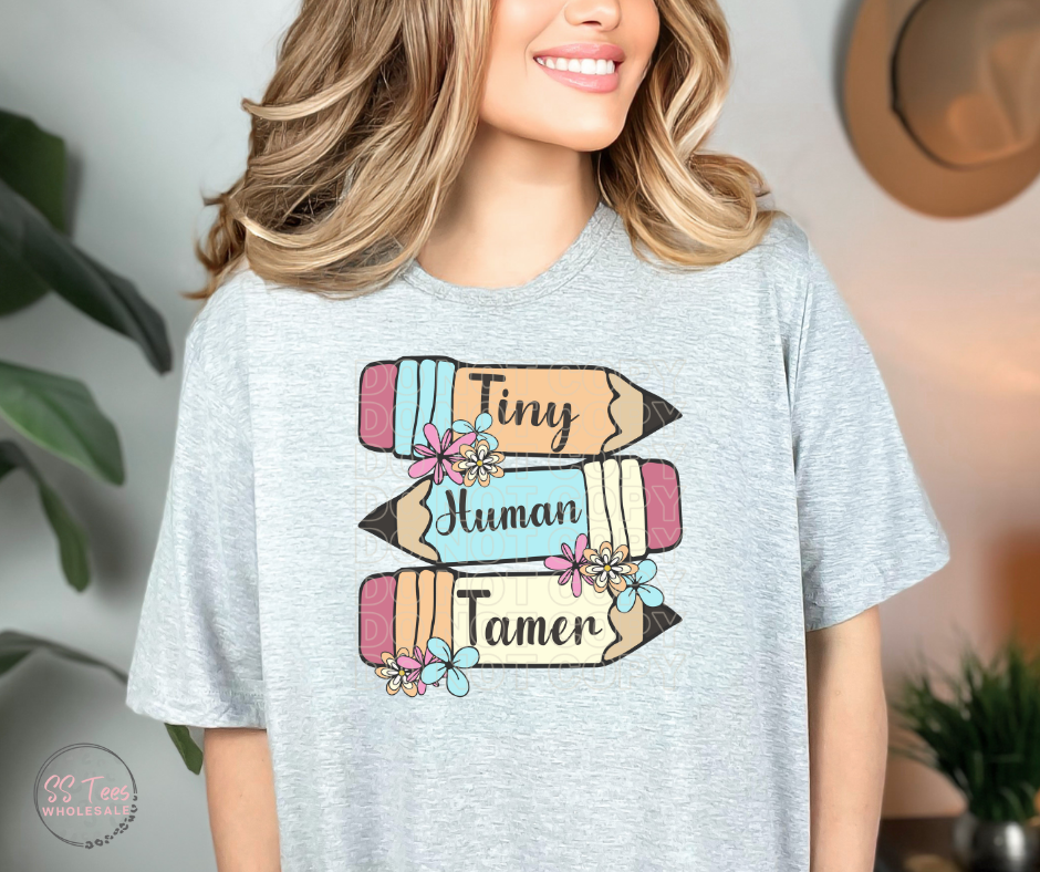 Tiny Human Tamer (Pencils) Sublimation Transfer