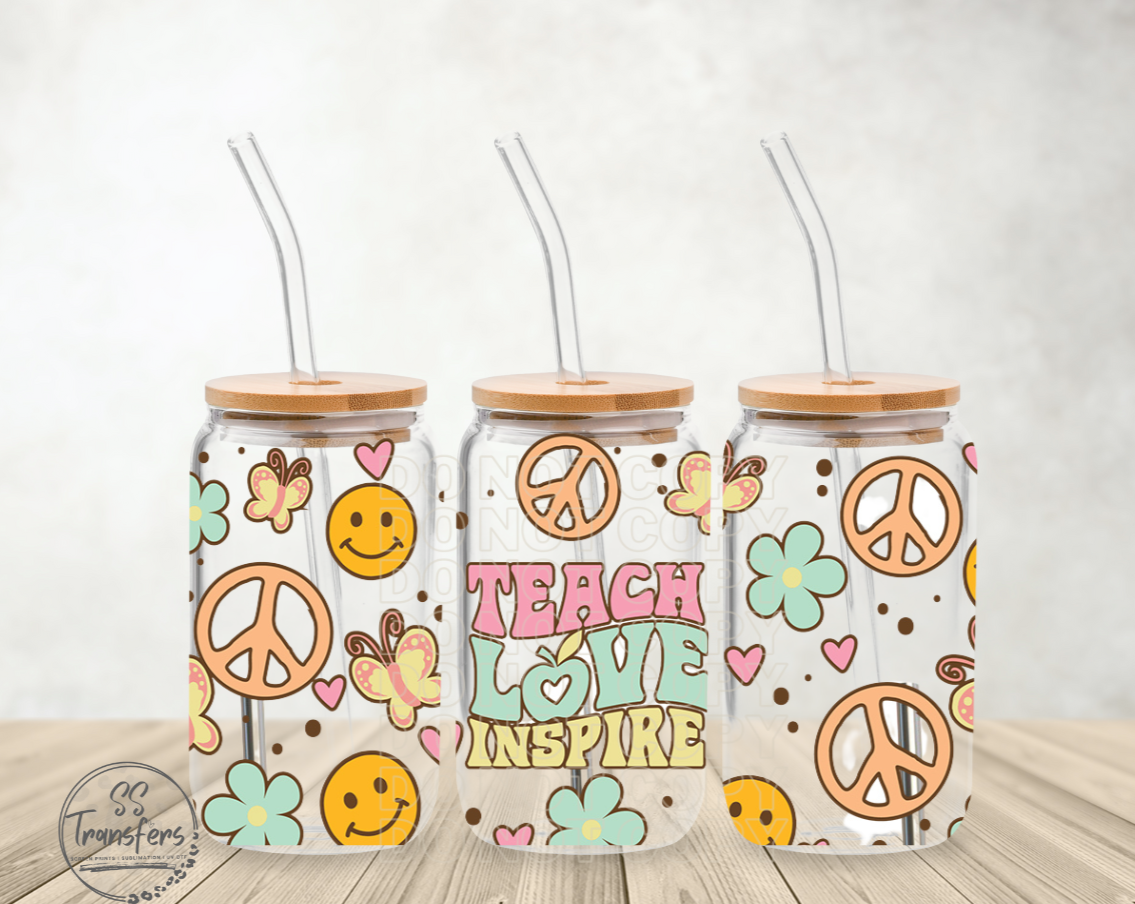 Teach Love Inspire Libbey UV Wrap