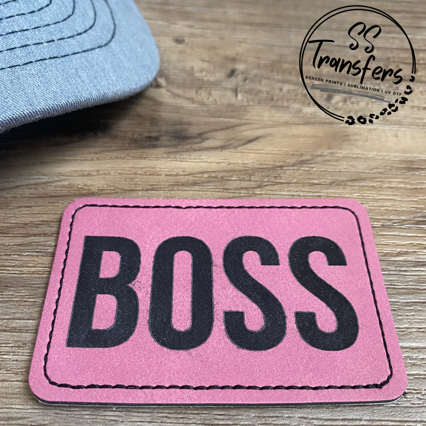 Boss Leather Patch