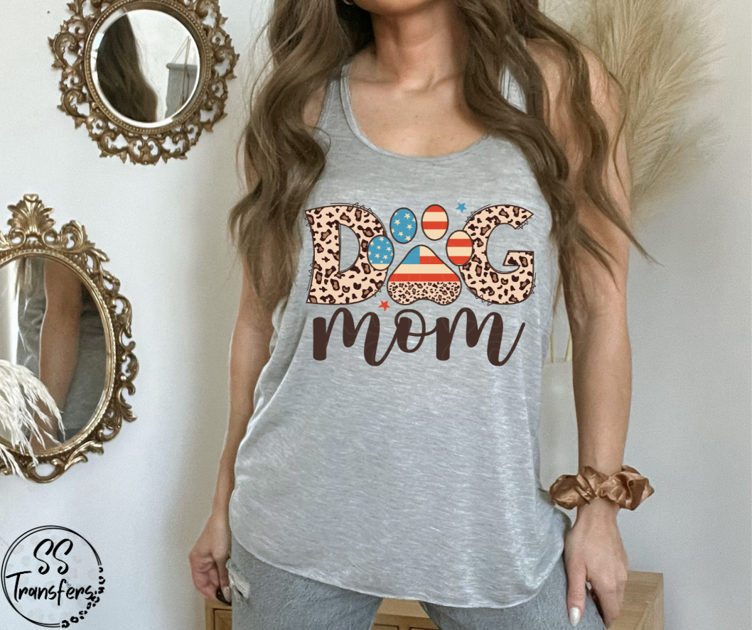 Dog Mom Leopard DTF Transfer