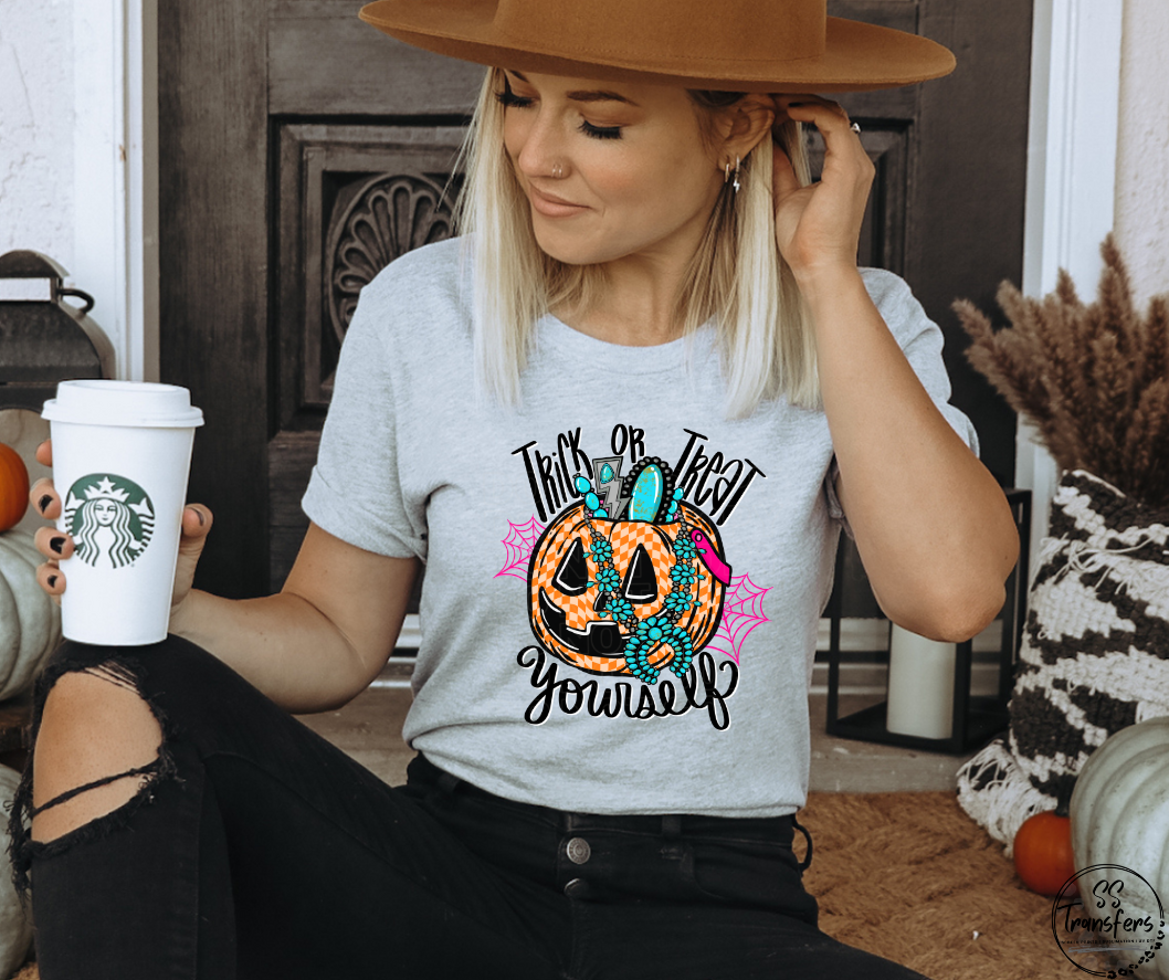 Trick or Treat Yourself (multiple colors) DTF Transfer