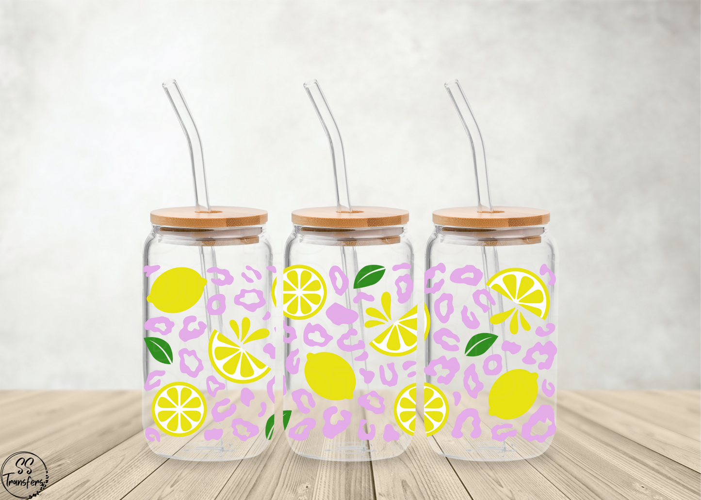 Cheetah Lemons Libbey UV Wrap