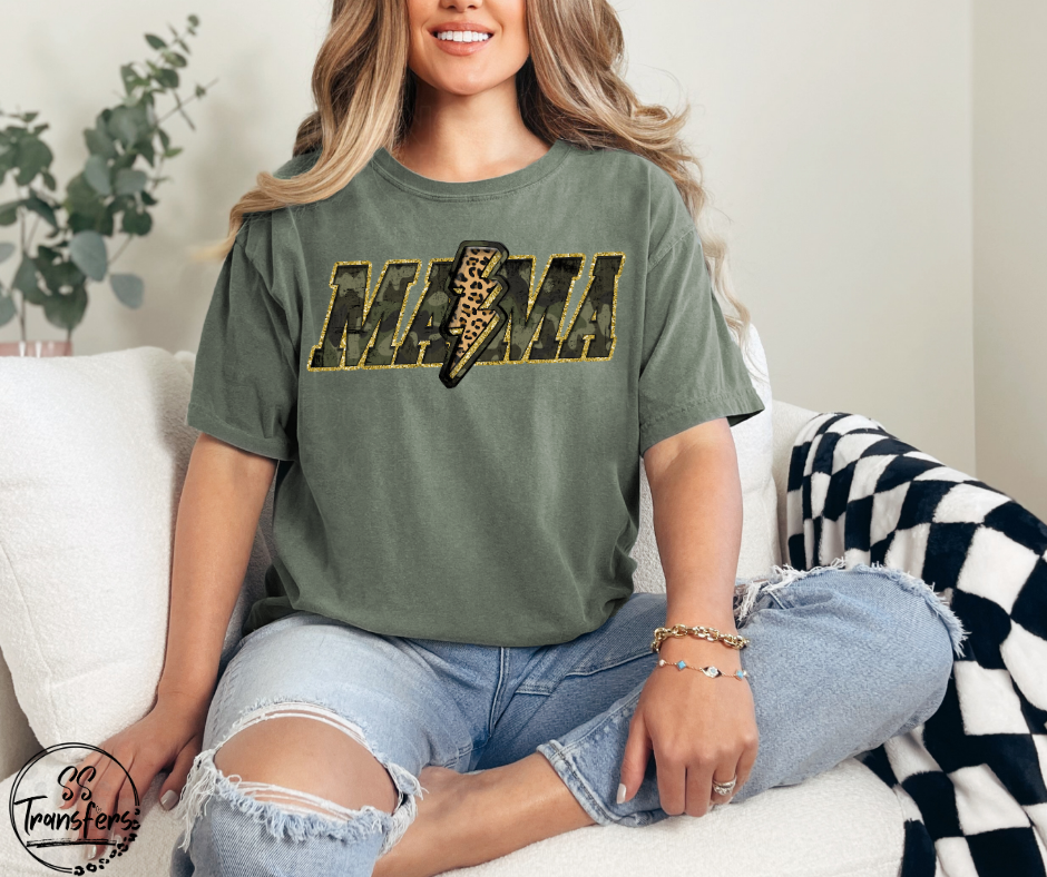 Camo Mama DTF Transfer