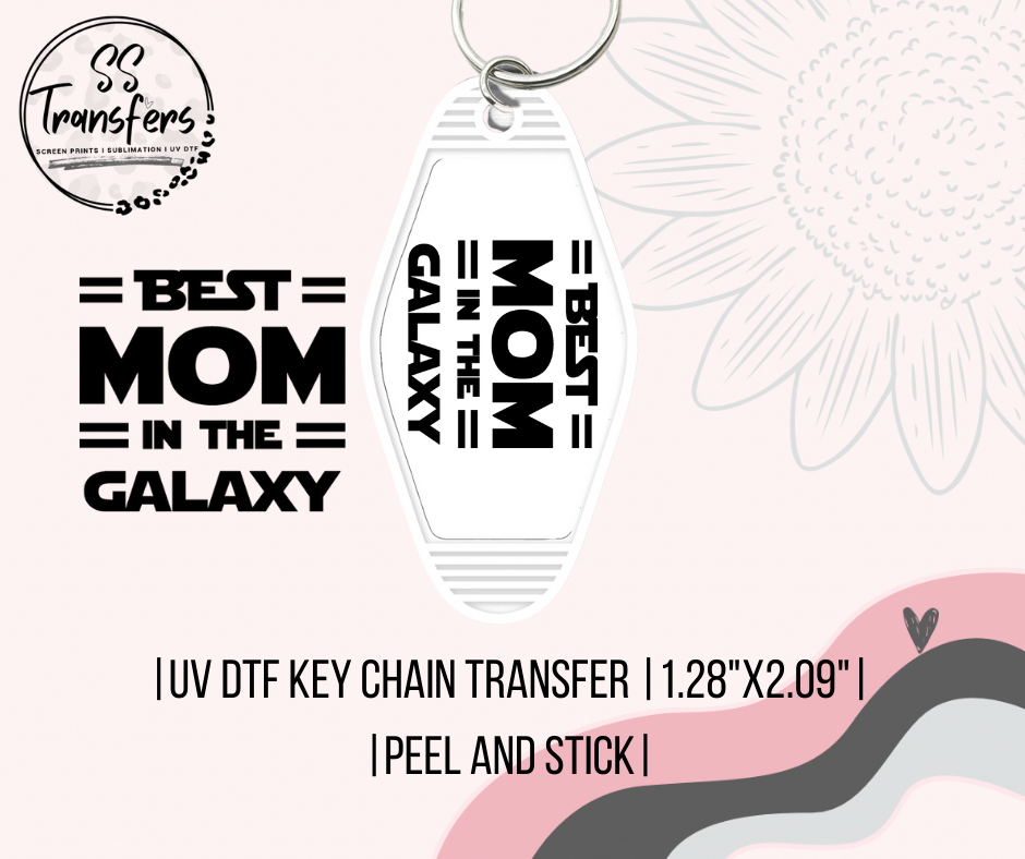 Best Mom UV Motel Keychain