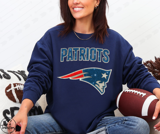 Pats Faux Bling DTF Transfer