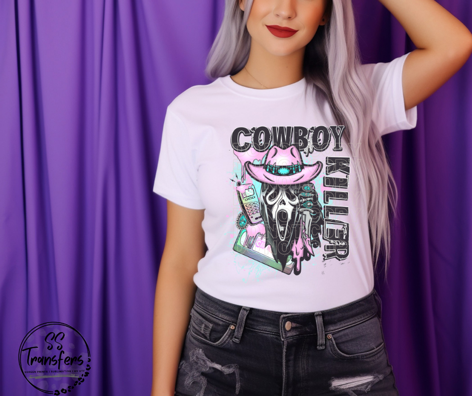 Cowboy Killer (pocket included) DTF Transfer