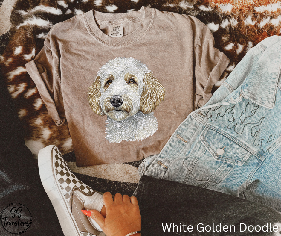 Faux Rhinestone Dogs (Multiple Choices) DTF Transfer