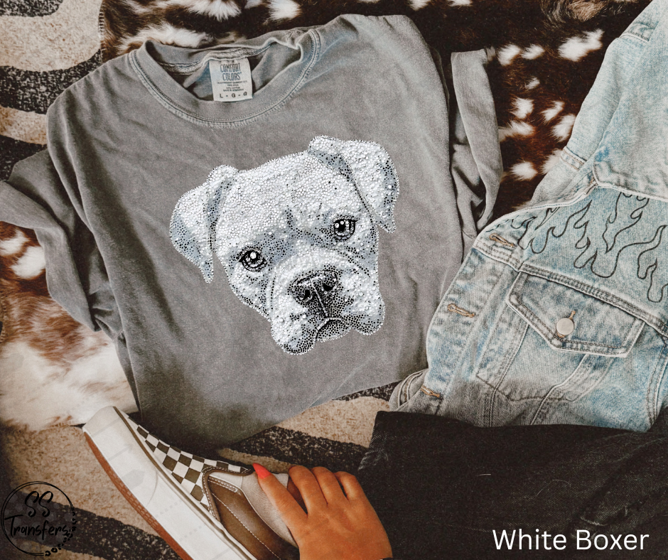 Faux Rhinestone Dogs (Multiple Choices) DTF Transfer