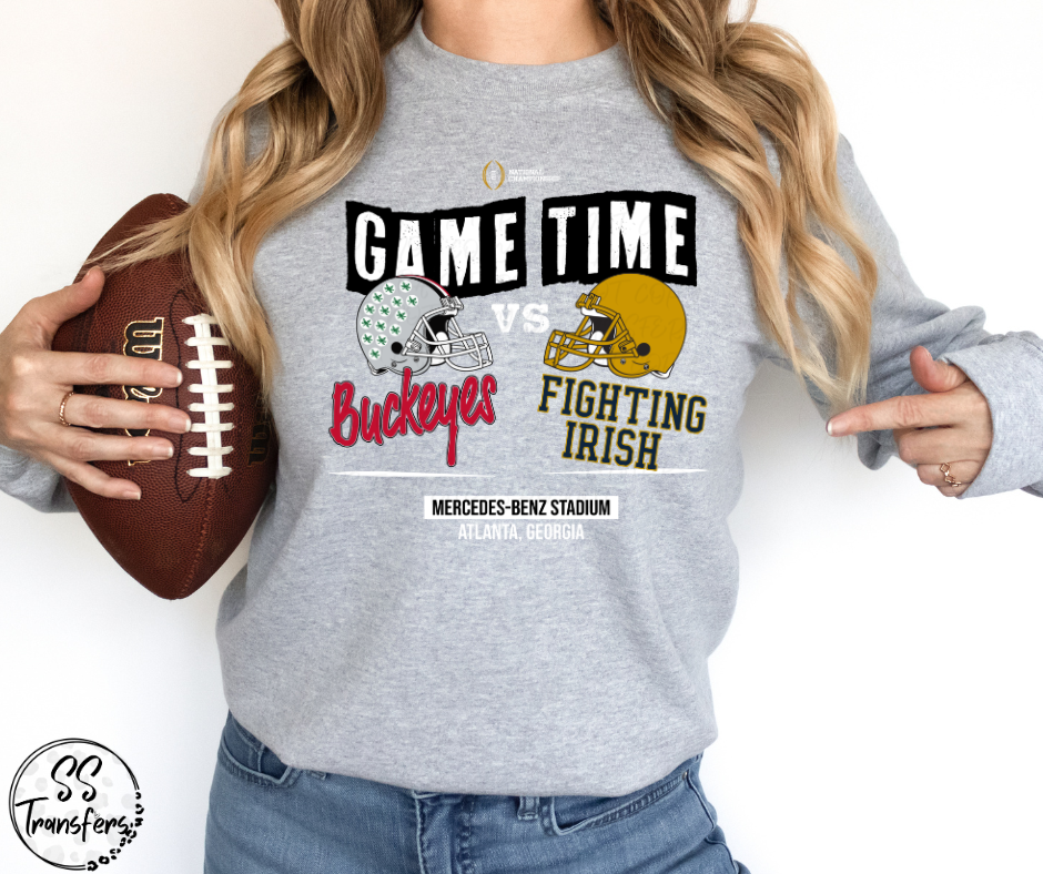 Ohio VS. ND (Multiple Options) DTF Transfer