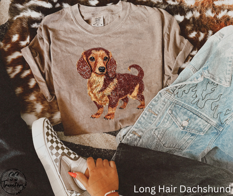 Faux Rhinestone Dogs (Multiple Choices) DTF Transfer