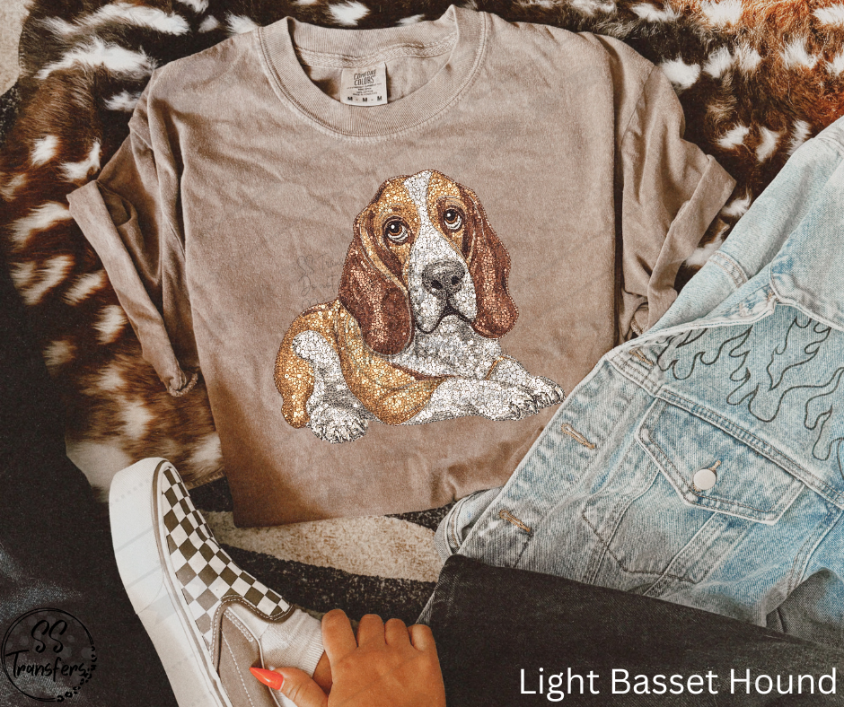 Faux Rhinestone Dogs (Multiple Choices) DTF Transfer