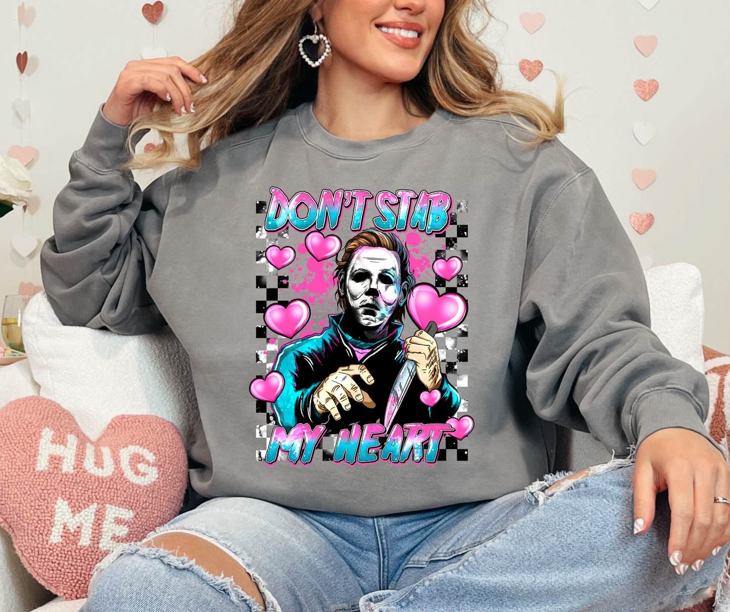Don't Stab My Heart DTF Transfer