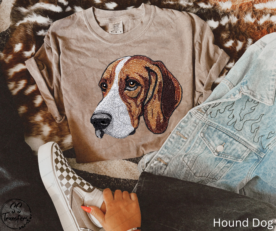 Faux Rhinestone Dogs (Multiple Choices) DTF Transfer