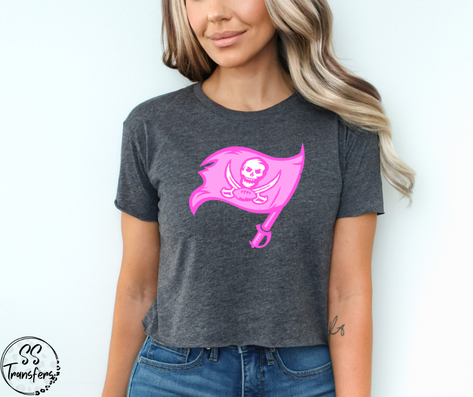 Bright Pink Football Pro Teams (All Pro Teams Avail) DTF Transfer