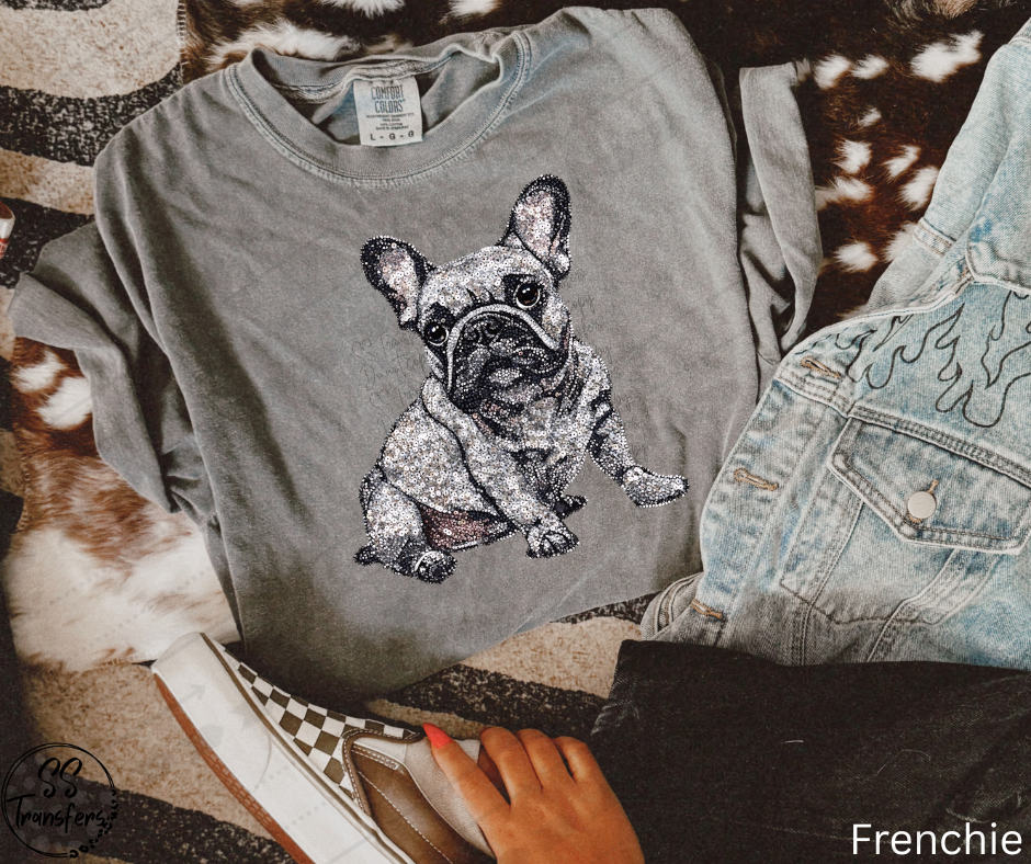 Faux Rhinestone Dogs (Multiple Choices) DTF Transfer