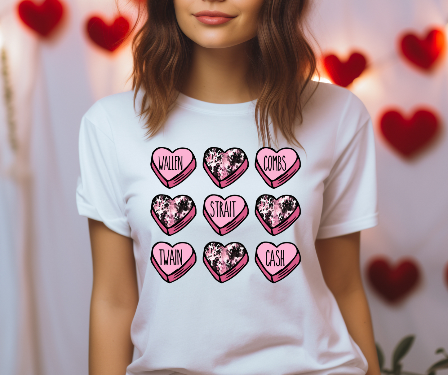 Country Hearts DTF Transfer