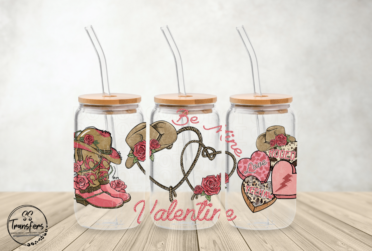 Be Mine Valentine Libbey UV Wrap
