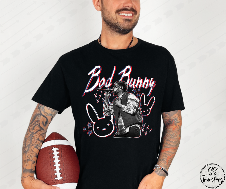 Bunny Halftone DTF Transfer