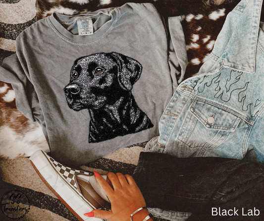 Faux Rhinestone Dogs (Multiple Choices) DTF Transfer