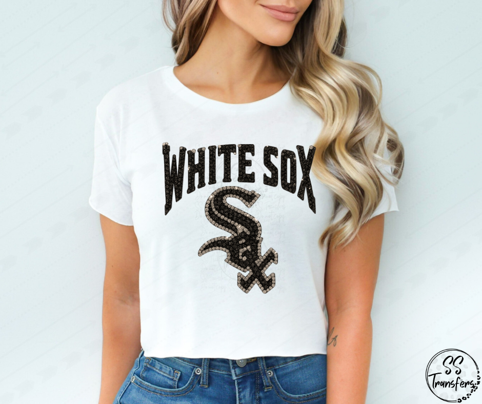 Pro Baseball Faux Rhinestones (All Pro Teams Avail.) DTF Transfer
