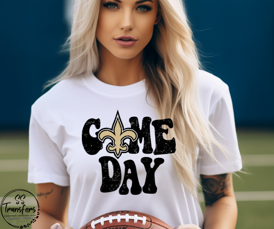 Vintage Game Day New Orleans DTF Transfer