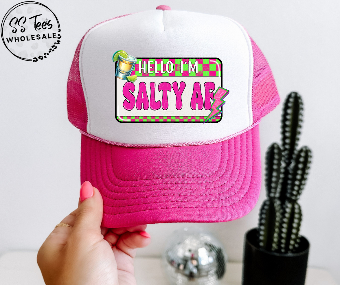 Salty AF Hat DTF/Sub Transfer