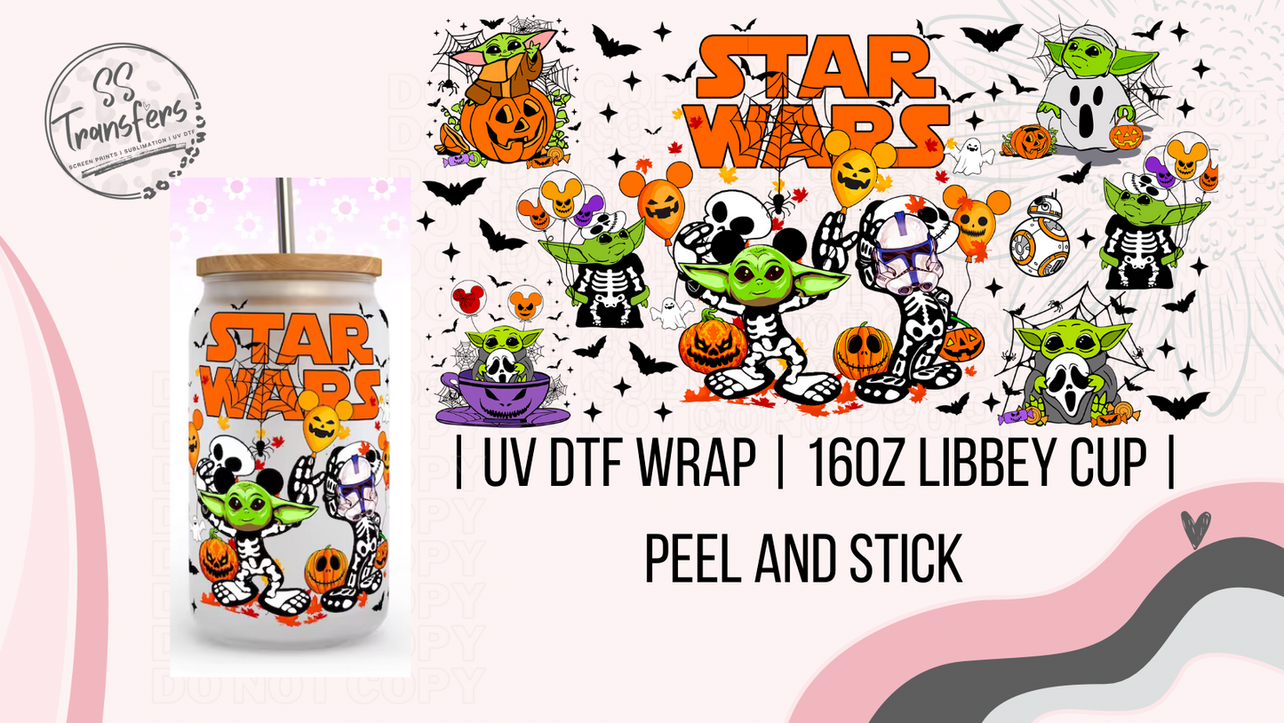 Star Friends Halloween Libbey UV Wrap