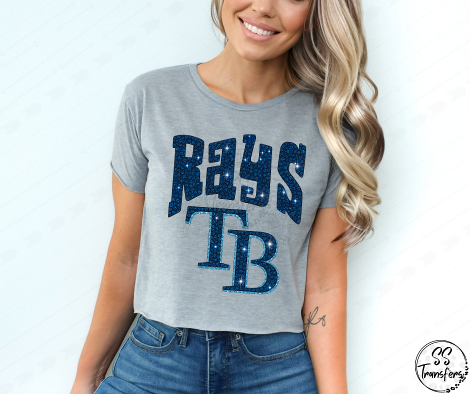 Pro Baseball Faux Rhinestones (All Pro Teams Avail.) DTF Transfer
