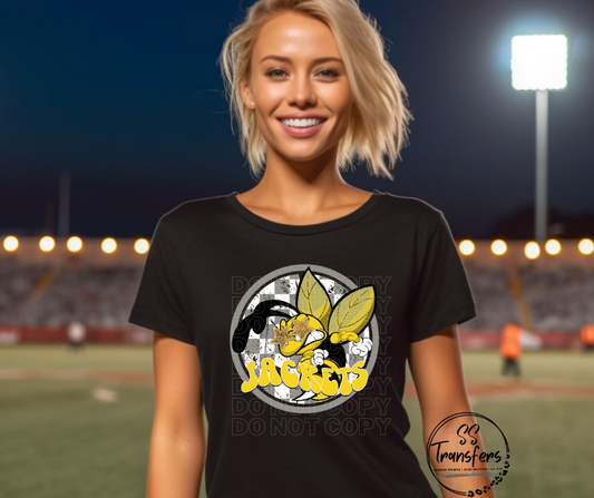 Preppy Checkered Mascots (Multiple Teams) DTF Transfer