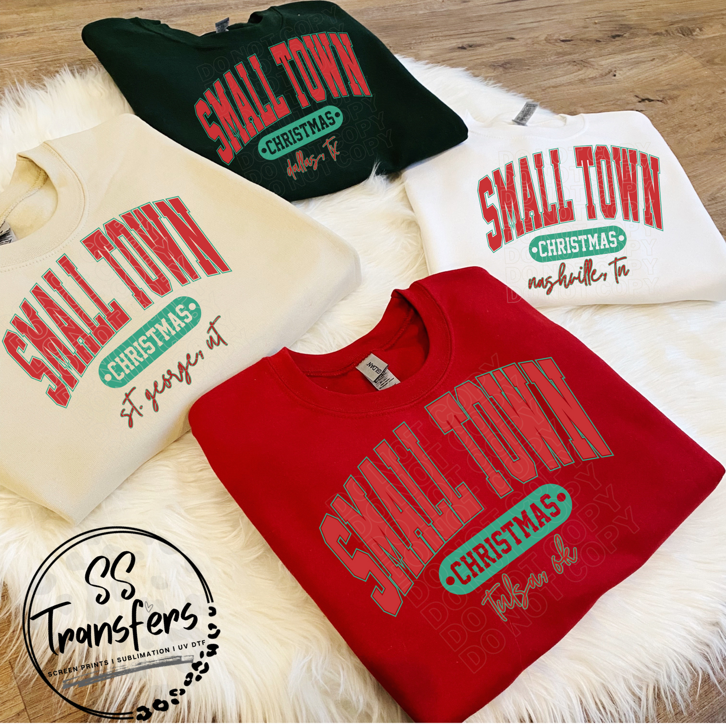 Small Town Christmas Custom *SS Exclusive* DTF Transfer