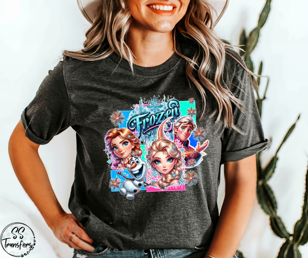 Frozen DTF Transfer