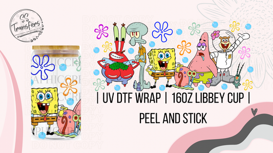 Under The Sea Friends Libbey UV Wrap