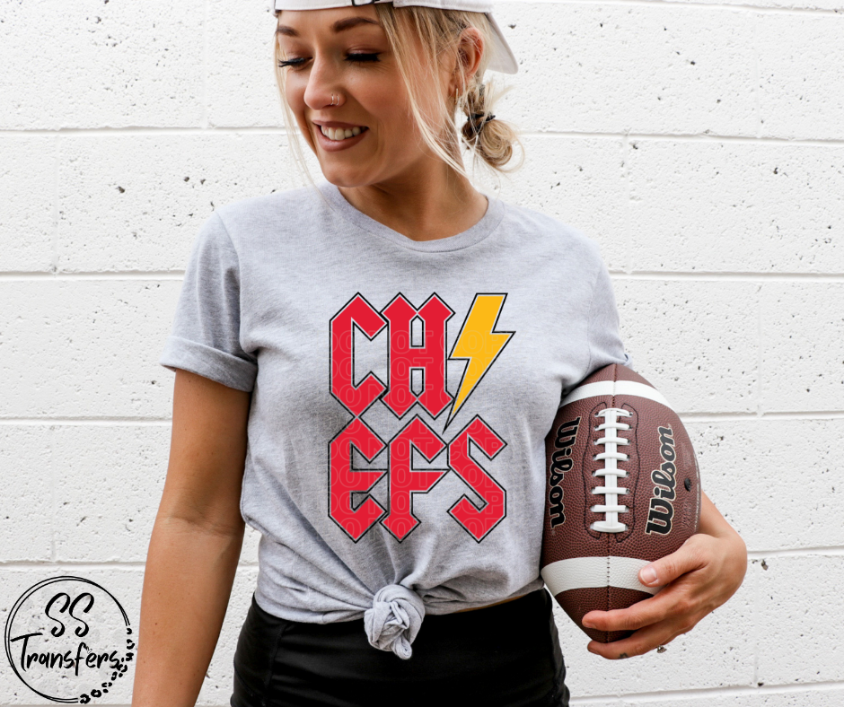 Lightening Bolt KC (Multiple Options) DTF Transfer