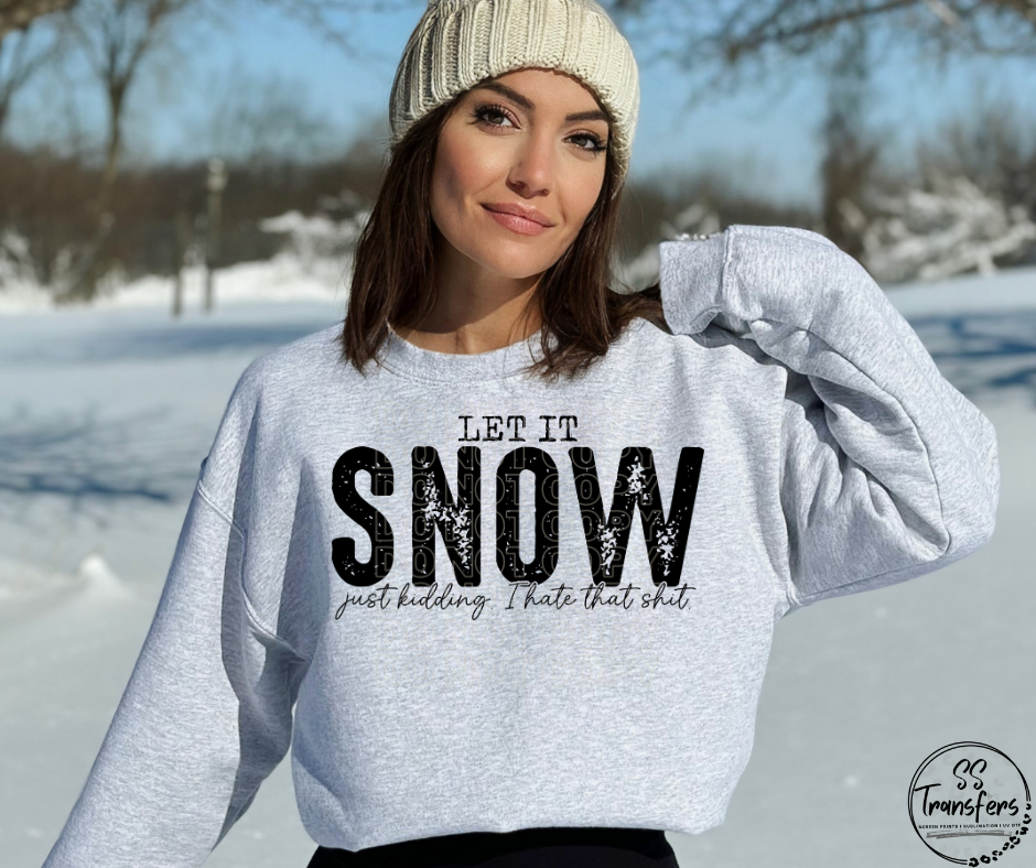 Let it Snow DTF Transfer